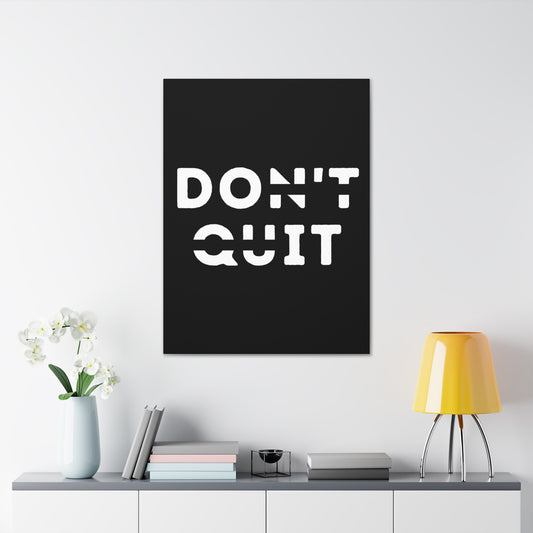 "Do It! Don't Quit" Motivational Canvas Wall Art for Office Decor